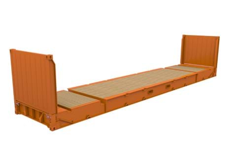 40' Collapsible Flat Rack